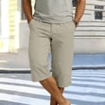 thumbnail image 6 of Xuniizn Mens Cargo Shorts Below the Knee Zipper Button Closure Hiking Cargo Pants with Pockets Casual Straight Work Pants for Men 2026, 6 of 9