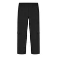 thumbnail image 4 of JUMEYU Uniform Pants for Boys Straight Leg Elastic Waist Pull-On Slim Fit Dress Pant Toddler Kids Boy Back to School Clothes 3T-14T (Black,3T 4T), 4 of 5
