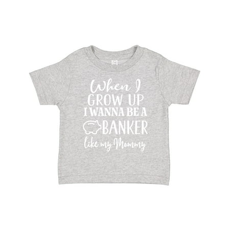 

Inktastic Banker Like Mommy Future Job Boys or Girls Toddler T-Shirt