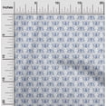 thumbnail image 1 of oneOone Polyester Lycra Medium Blue Fabric Shapes Geometric Sewing Material Print Fabric By The Yard 56 Inch Wide, 1 of 1