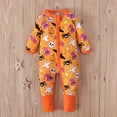 thumbnail image 5 of WIBACKER Halloween Cotton Baby Convertible Footie Pajamas, Sleep and Play Footless Zipper Sleeper for Unisex Baby Boys Girls 3-6M, 5 of 11