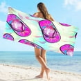 thumbnail image 7 of Riecok Oversized Beach Towels Fashion Party Beach Blanket Summer Vacation Beach Towels Summer Comfortable Black Free Size, 7 of 7