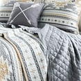 thumbnail image 2 of Paseo Road Desert Sage 3 Piece Aztec Tribal Reversible Cotton Quilt Set, Western Bedding, King, 2 of 7