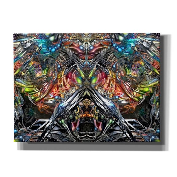 Epic Graffiti 'Offender' by Pedro Gavidia, Canvas Wall Art, 54"x40"