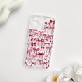 thumbnail image 4 of SHIQI-Compatible with iPhone 14 Pro Case Cute Clear Bowknot Design for Women Girls Red Bow Ribbon Soft Fit Slim Stylish Protective Phone Cover - Red, 4 of 4