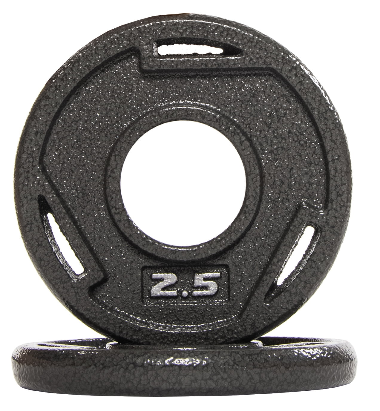 Everyday Essentials 2 In. Olympic Cast Iron Grip Weight Plate for