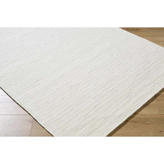 Hauteloom Alyra Wool Living Room, Bedroom Area Rug - Contemporary - Light Silver, Slate Blue, Silver Gray - 8' x 10'