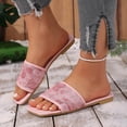thumbnail image 5 of Wensltd Beach Sandals for Women Flat Sandals Casual Summer Outdoor Vacation Walking Shoes, 5 of 9