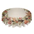 thumbnail image 3 of Herb Plant Flower Round Tablecloth Wedding Hotel Table Cover Holiday Dining Table Waterproof Tablecloth, 3 of 6