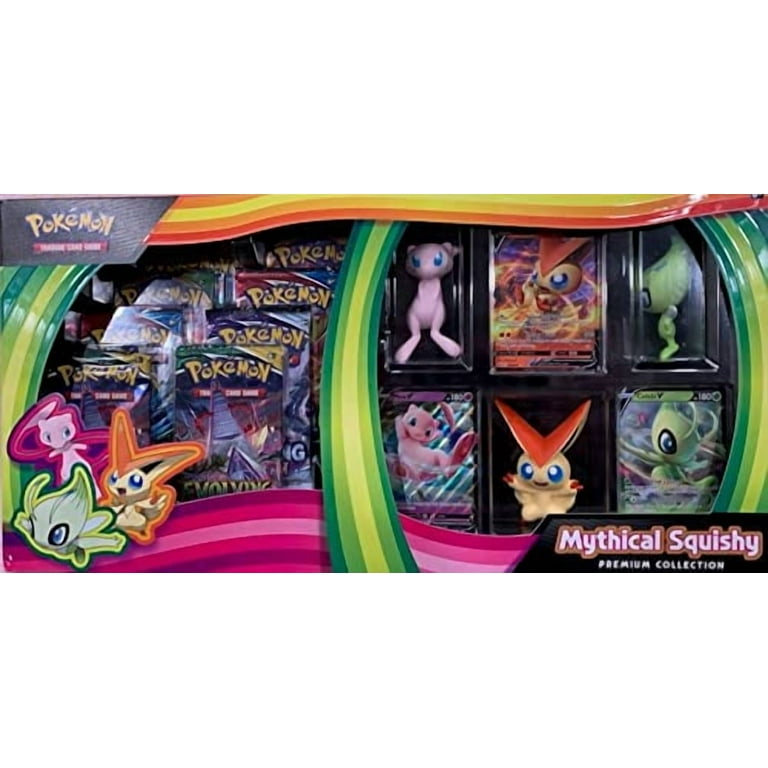 ポケモンカード 英語 Mythical Squishy プレミアム BOX Amazon.com: Pokemon TCG Mythical Squishy Premium Collection