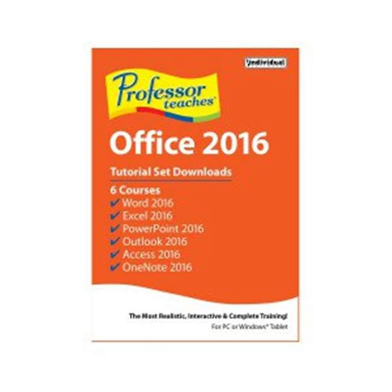 Prof Teaches Office 2016 Tutorial Set
