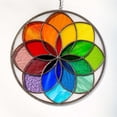 thumbnail image 4 of Kmbangi Rainbow Decorative Pendant, Hanging Geometric Pattern Ornament, 4 of 9