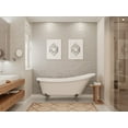 thumbnail image 2 of Anzzi Ft-Cf131faft-Ch Diamante 68" Eagle's Talon Clawfoot Acrylic Soaking Tub - Chrome, 2 of 12