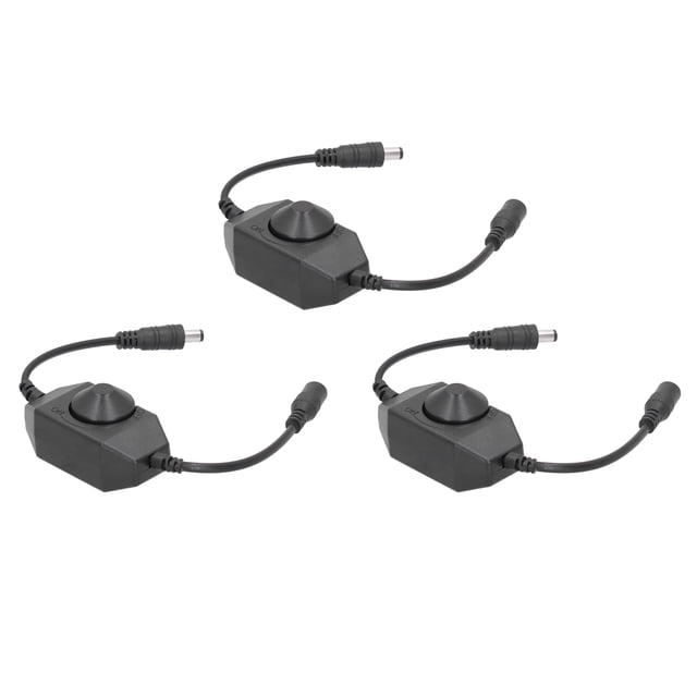 Controlador ajustable de brillo, regulador de intensidad de tira LED de 3 piezas, adaptador de atenuación de tira LED, interruptor de atenuación de tira LED, verdadera excelencia