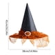 thumbnail image 2 of Sombrero de bruja para disfraz de Halloween | Sombrero de bruja para adultos y niños para fiestas, bailes y disfraces | Accesorio decorativo de Halloween para eventos y fiestas de disfraces, 2 of 2