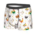 thumbnail image 5 of Goofa Funny Chicken Printed Men's Boxer Briefs Underwear, Moisture-Wicking Underwear, Trunk,Soft and Breathable Cotton Underwear-Medium, 5 of 9