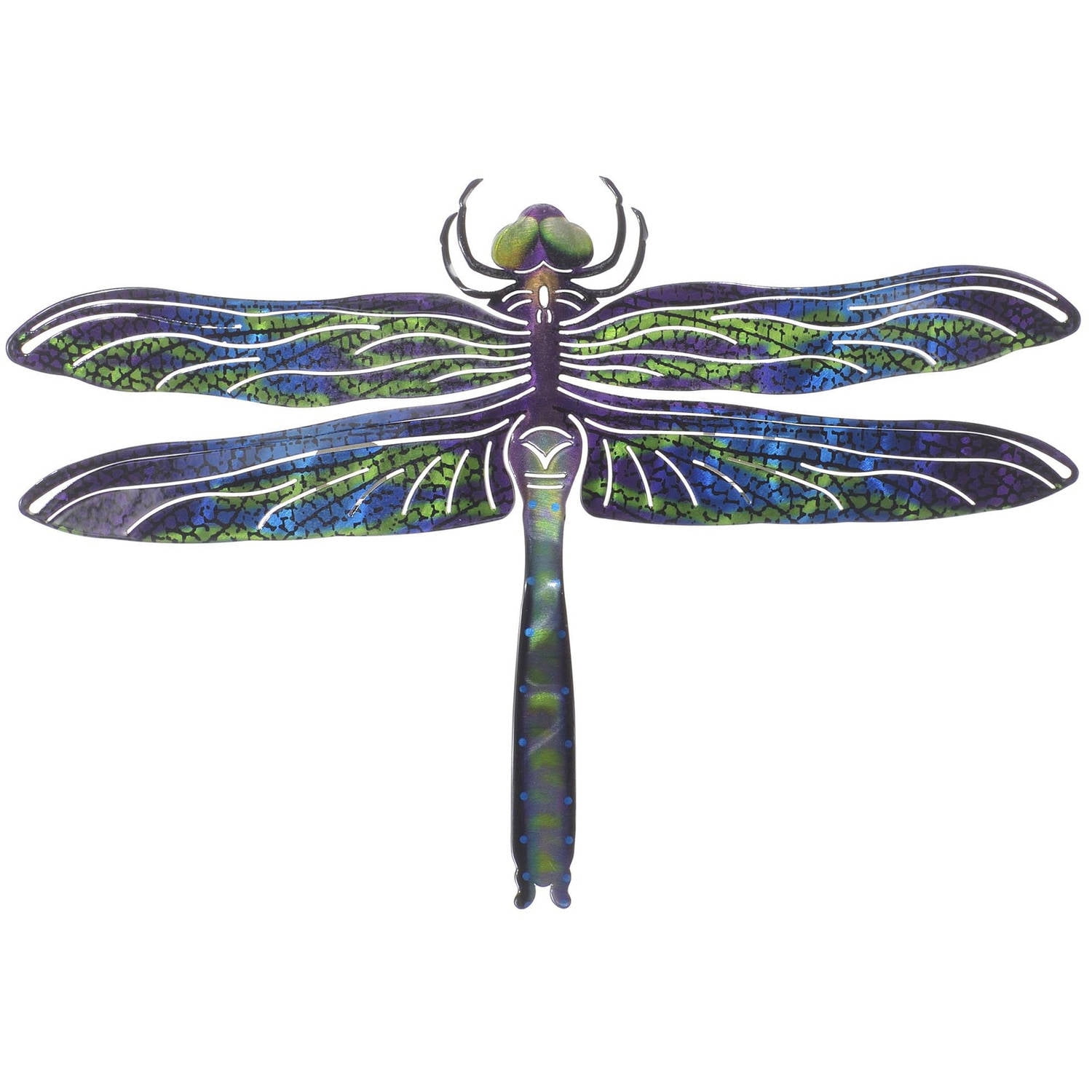 3D Dragonfly Blue Metal Wall Art By Next Innovations ...