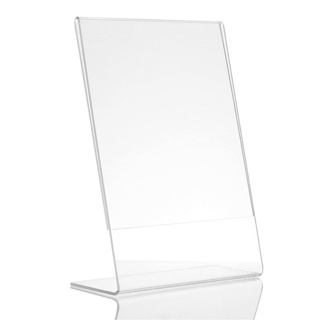 Advertisement Frame Table Info Sign Holder 8.5”W x 14”H Slanted Acrylic Qty 12 