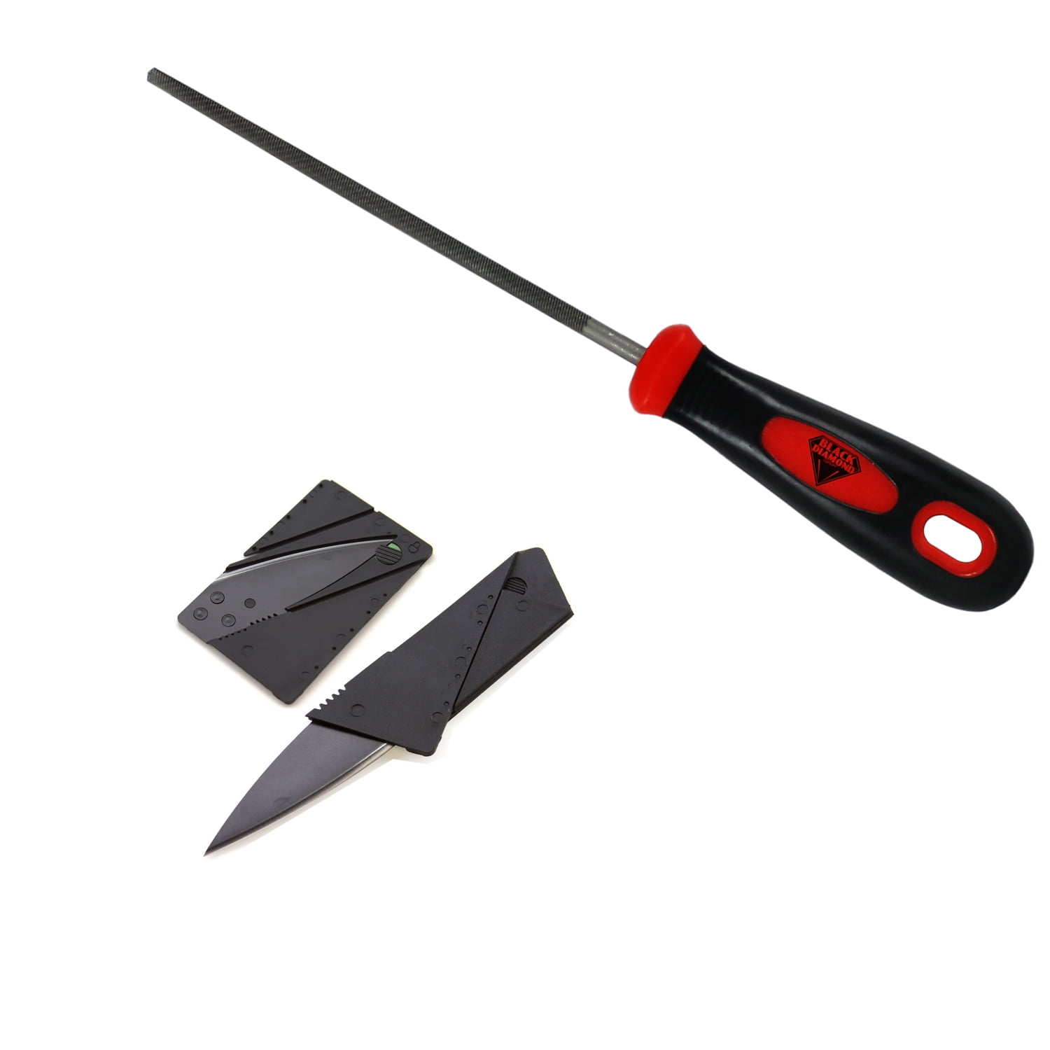 Black Diamond Griptape File Skateboard Grip Tape Application Skate Tool & Knife