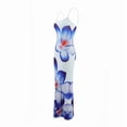 thumbnail image 4 of Womens Floral Maxi Dress Summer 2025 Spaghetti Strap Slip Bodycon Mesh Beach Vacation Dresses  L, 4 of 8