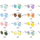 thumbnail image 3 of Gafas de sol redondas pequeñas con protección UV400 para hombre y mujer, lentes polarizadas Retro de Metal, tonos Punk coloridos, 3 of 5