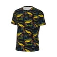 thumbnail image 5 of Rocae Monster Truck1 for Men's Mesh Quick-Dry Short Sleeve Workout T-Shirt,Mens Crew Neck Tee Lightweight Soft Classic T Shirts X-Small, 5 of 9