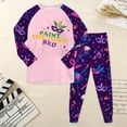 thumbnail image 2 of Huesdet Ensemble pour Tout-Petits Garçons et Filles Pantalon Long Régulier à Manches Longues Col Rond Imprimé 3D (2-3 Ans, Rose), 2 of 4