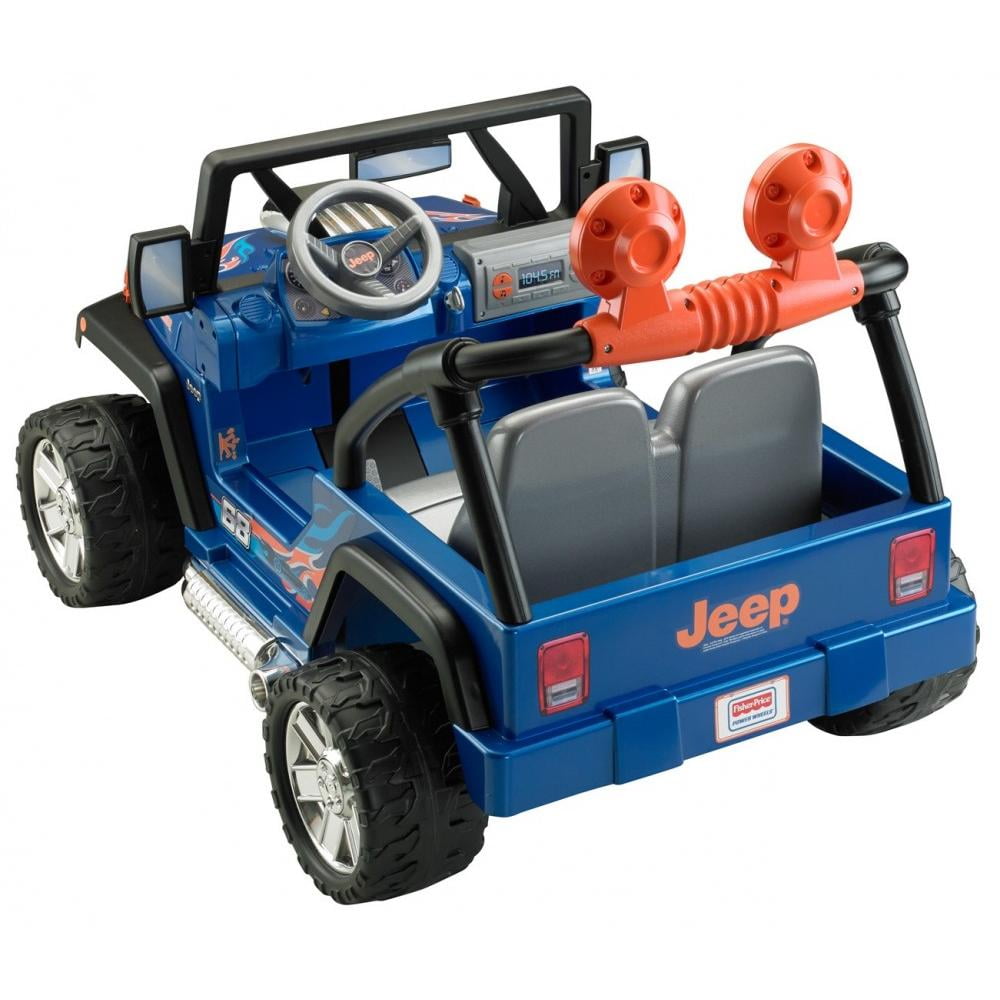power wheels blue jeep