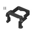 thumbnail image 1 of Electronicheart Anti-release Boucle Batterie Indicateur Silicone Pad Fixe Clip Plastique Souple Robuste Durable Support Accessoire, 1 of 6