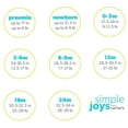 thumbnail image 3 of Joys by Carter's Simple Snap-up Rompers Baby Girl, 6-9 Months, 3-Pack, 3 of 3