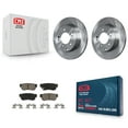 thumbnail image 1 of CMX Rear Disc Brake Rotors and Ceramic Pads Kit for Car Hyundai Sonata 3.3L K8C-101667, 1 of 11