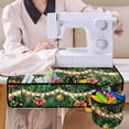thumbnail image 4 of HELLHERO Christmas Bell Pattern Sewing Machine Pad Organizer Beautiful & Practical Fusion Lightweight Waterproof for Friend Family Present Sewing Classes, 4 of 5