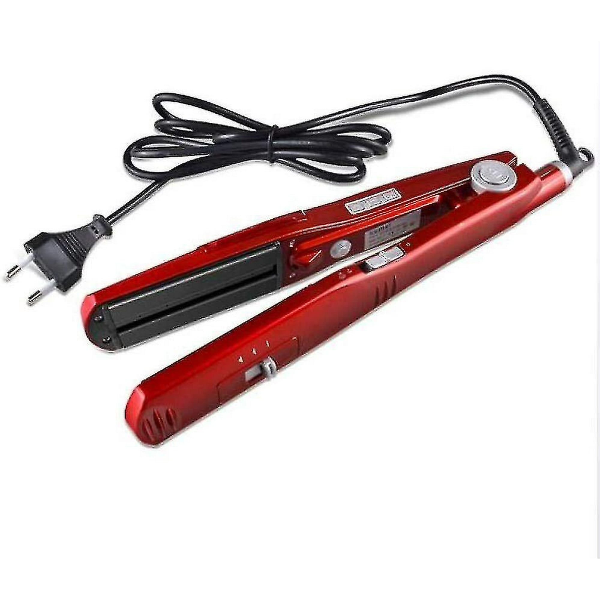 Hair straighteners 2 in 1 steam straightener with water tank for straightening and curling hair 6 temperatures 130 HTOOQ