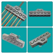 FEAMOS Low Voltages Wire Splitter 1 Input 6 Output LED Lighting Wire Connector Block for LED Strips Lighting Distribution Block