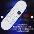 thumbnail image 4 of Voice Remote for Google Chromecast 4K Snow - Easy Control of Your Streaming Media Player (Remote Control Only) (white), 4 of 6