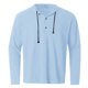 thumbnail image 2 of Camisa de manga larga con capucha para hombre: camisetas de manga larga lisas para ocasiones especiales, tejido de poliéster para todas las ocasiones, tallas S-XXXL., 2 of 3