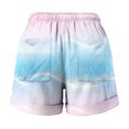 thumbnail image 4 of Women Shorts JIANLAI Casual Long Knee Length High Waisted Stretch Wide Leg Relaxed Fit (S-2XL) Multicolor, 4 of 5
