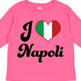 thumbnail image 4 of Inktastic I Heart Napoli Boys or Girls Long Sleeve Toddler T-Shirt, 4 of 5