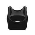 thumbnail image 3 of Qiylii Women Sports Bra, Daily / Work Out Hollow Wide Cozy Soft Shoulder Straps Underwear Padded Tops, 3 of 9