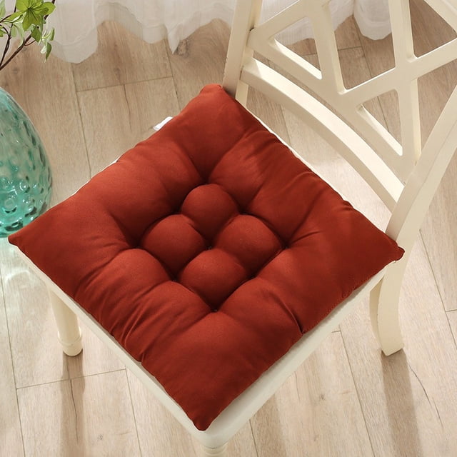 Cojín de Silla de Oficina Cojín de Asiento Helado de Color Sólido, Cojín de Silla de Comedor, Cojín de Estudiante de Oficina Y Cojín de Invierno No Se Desvanecen Cojín de Asiento para Silla de Oficina