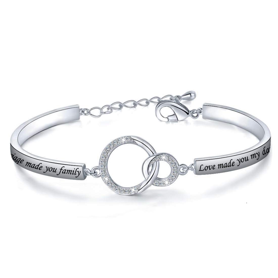 Daughter in Law Bracelet Marriage Made You Family Love Made You My Daughter Bracelet Step