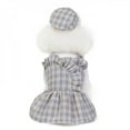 thumbnail image 4 of Spring And Summer Pet Clothes Cute Pet Dog Plaid Dress Thin Small Medium Dog Teddy Chihuahua Clothing Sweety Pet Puppy Outfits, 4 of 6