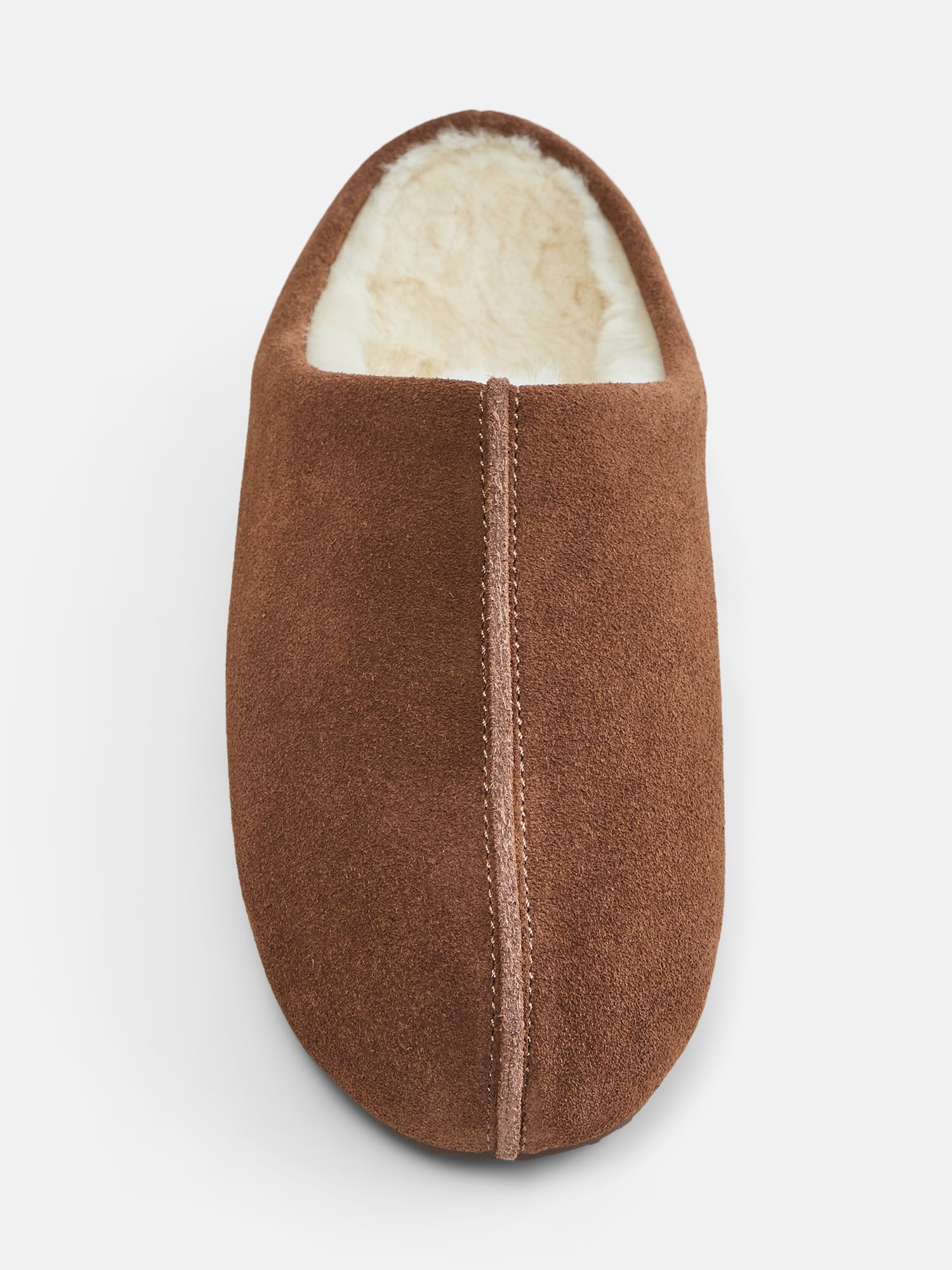 Joyspun Women's Suede Mule Slippers