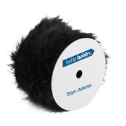 Hello Hobby Black Feather Boa Sewing Trim, 1-1/2 in x 2 yd
