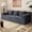 Dark Grey, variant on 71" 3-Seater Corduroy Sofa, Deep Seat Modular Couch, No Assembly Comfy Loveseat for Living Room Bedroom Conference Room Apartment, Antique Green