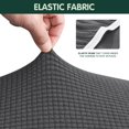 thumbnail image 5 of CHUN YI 1-Piece Checks Stretch Sofa Cover Slipcover Couch Cover, XL-Sofa, Light Gray, 5 of 6