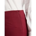 thumbnail image 4 of Time and Tru Women's Slim Straight Ponte Knit Dress Pants, 27” Inseam, Sizes XS-XXL, 4 of 5