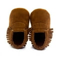 thumbnail image 4 of SHEMALL Baby Tassel Suede Leather Shoes Newborn Candy Color Shoes, 4 of 4