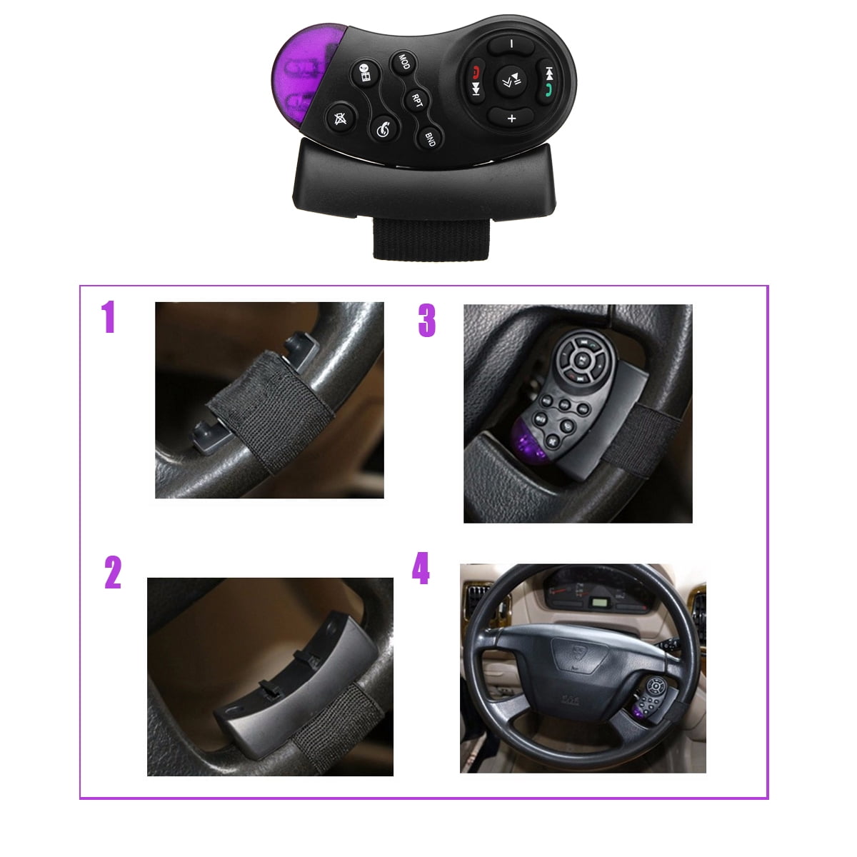 universal car steering wheel remote control
