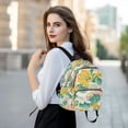 thumbnail image 6 of FORMRS Mini Backpack Purse for Women Travel Daypack Casual Shoulder Bag, Floral Wave, 6 of 7